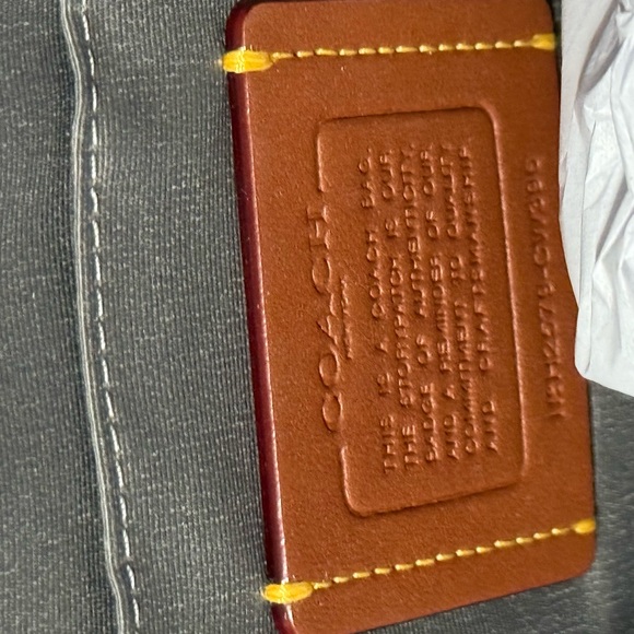 NWT COACH Fiona Zip Tote Bag / Silver - Picture 6 of 7